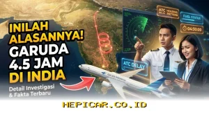 Mengapa Pesawat Garuda Indonesia Terbang Melingkar di Langit India Selama 4,5 Jam?