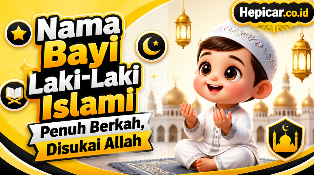 Nama Bayi Laki-Laki Islami yang Disukai Allah SWT, Penuh Makna dan Berkah!