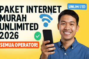 Paket Internet Murah Unlimited 2026: Semua Operator!