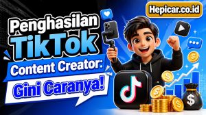 Penghasilan TikTok Content Creator: Gini Caranya!