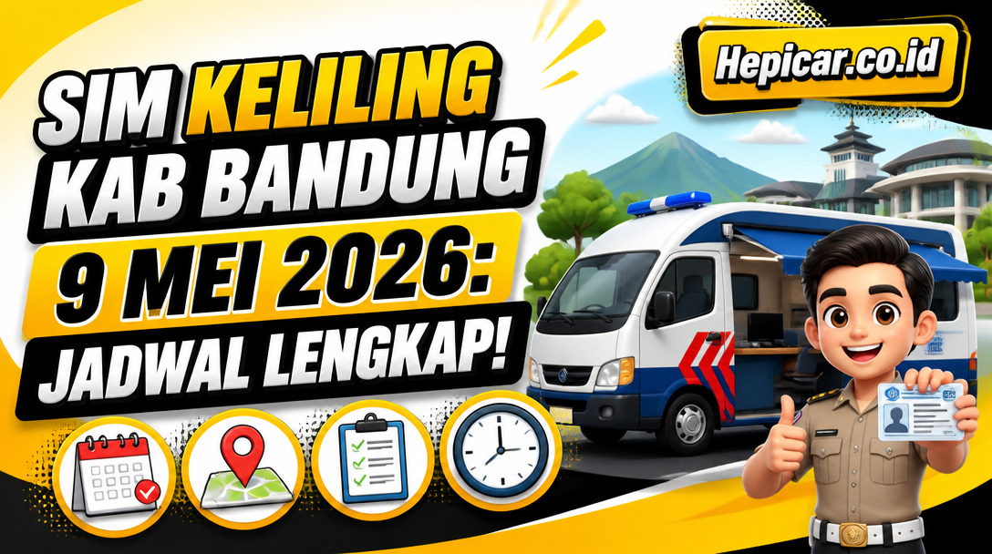 SIM Keliling Kabupaten Bandung Hadir Sabtu 9 Mei 2026, Catat Jadwalnya!