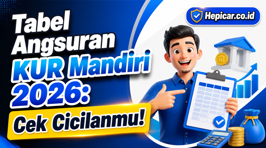 Tabel Angsuran KUR Mandiri 2026: Cek Cicilanmu!