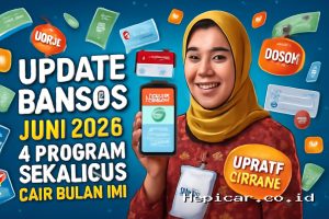 Update Bansos Juni 2026: 4 Program Sekaligus Cair Bulan Ini