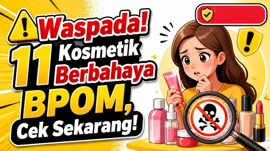 Waspada! 11 Kosmetik BPOM Ini Mengandung Bahan Berbahaya, Cek Sekarang!