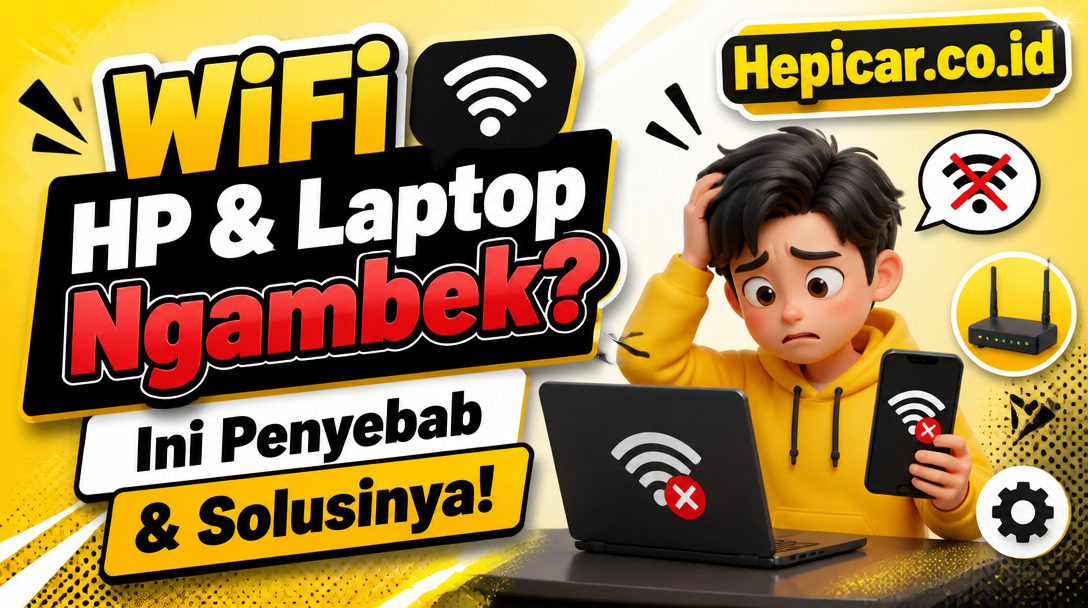 Kenapa WiFi HP dan Laptop Tiba-Tiba Ngambek? Ini Penyebabnya!