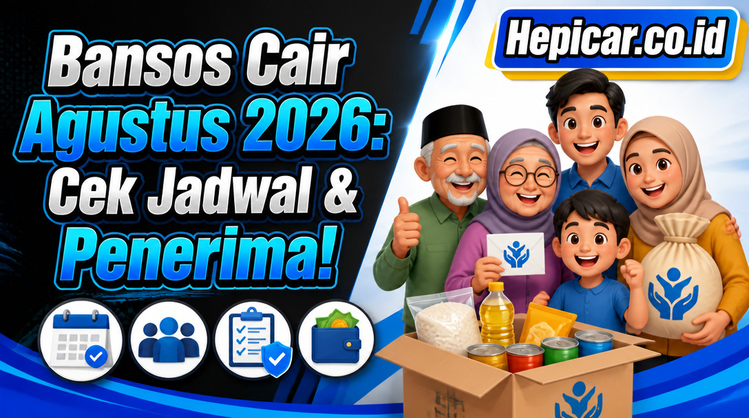 Bansos Cair Agustus 2026: Cek Jadwal & Penerima!