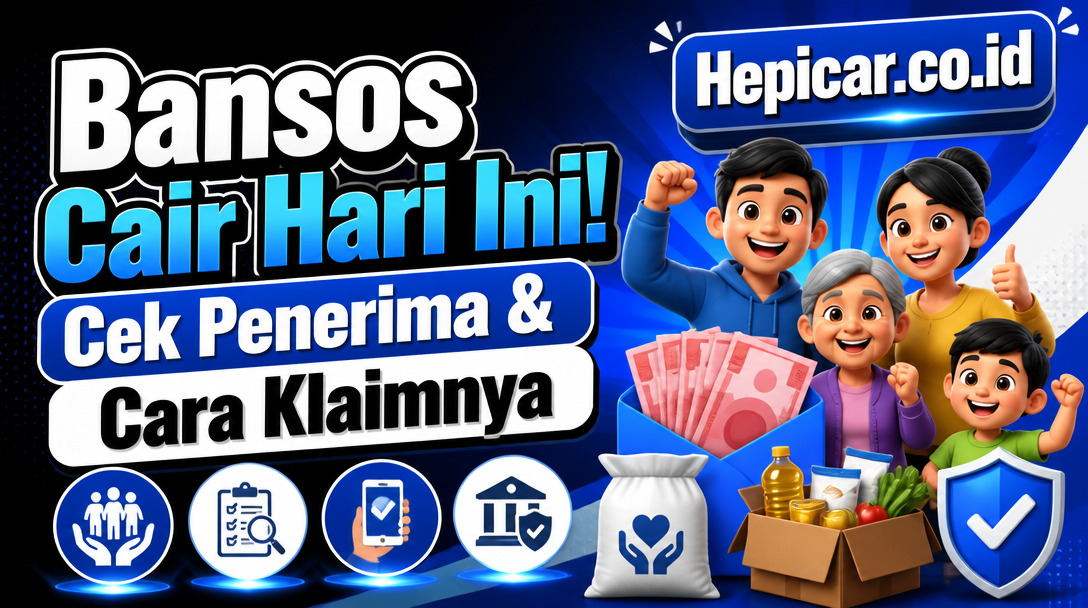 Bansos Cair Hari Ini! Cek Penerima & Cara Klaimnya