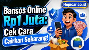 Bansos Online Rp1 Juta: Cek Cara Cairkan Sekarang!