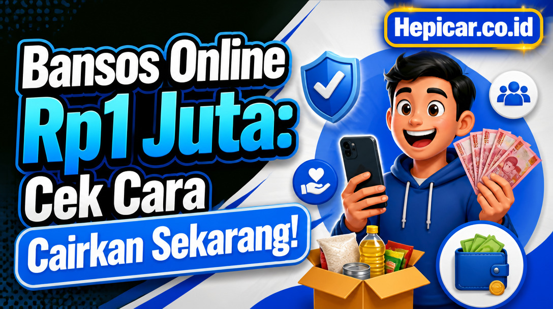 Bansos Online Rp1 Juta: Cek Cara Cairkan Sekarang!