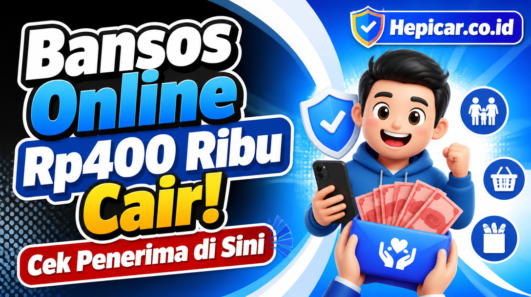 Bansos Online Rp400 Ribu Cair! Cek Penerima di Sini