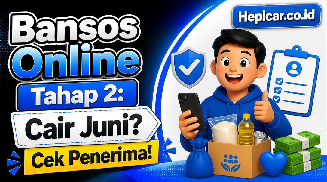 Bansos Online Tahap 2: Cair Juni? Cek Penerima!