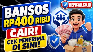 Bansos Rp400 Ribu Cair! Cek Penerima di Sini!