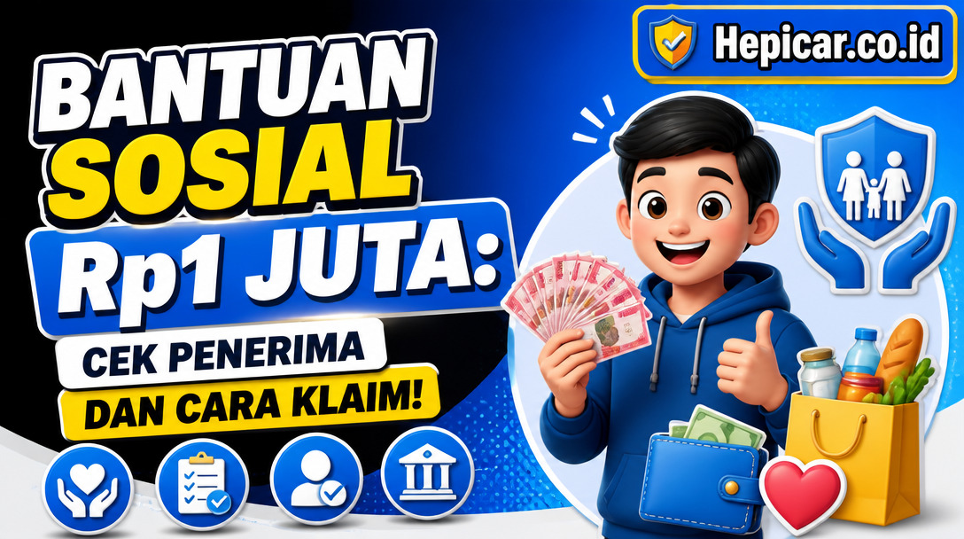 Bantuan Sosial Rp1 Juta: Cek Penerima dan Cara Klaim!