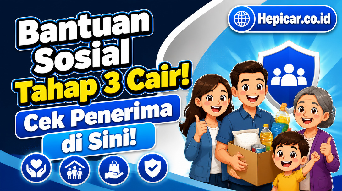 Bantuan Sosial Tahap 3 Cair! Cek Penerima di Sini!