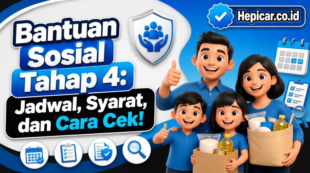 Bantuan Sosial Tahap 4: Jadwal, Syarat, dan Cara Cek!