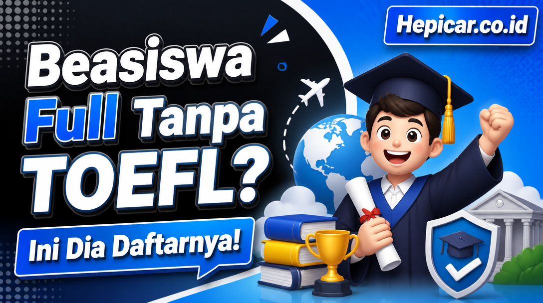 Beasiswa Full Tanpa TOEFL? Ini Dia Daftarnya!