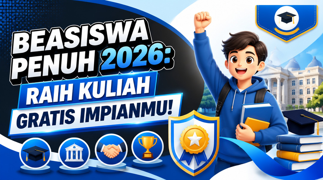Beasiswa Penuh 2026: Raih Kuliah Gratis Impianmu!
