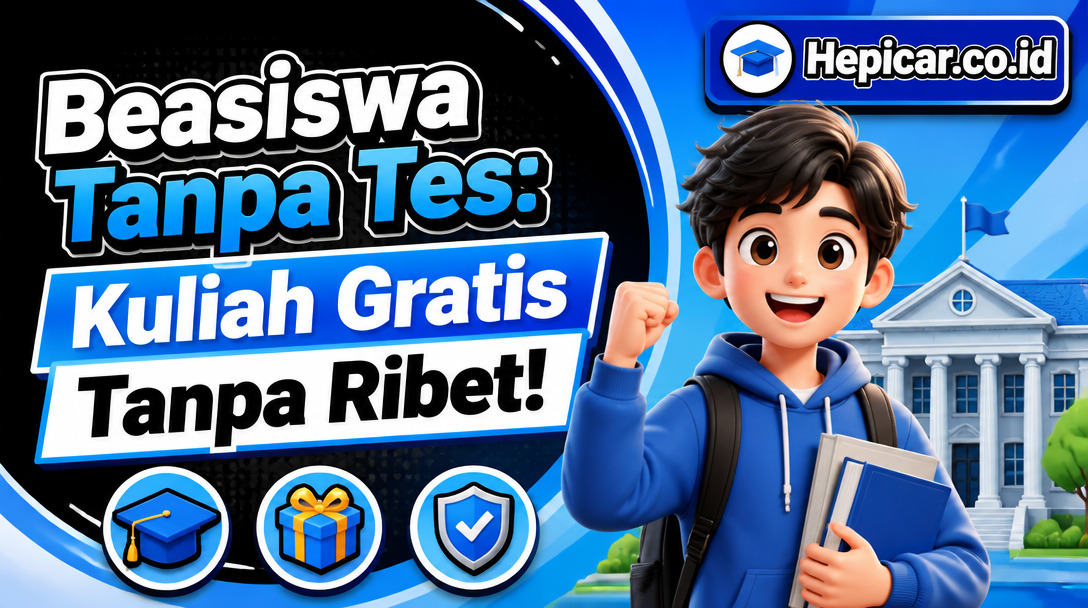 Beasiswa Tanpa Tes: Kuliah Gratis Tanpa Ribet!