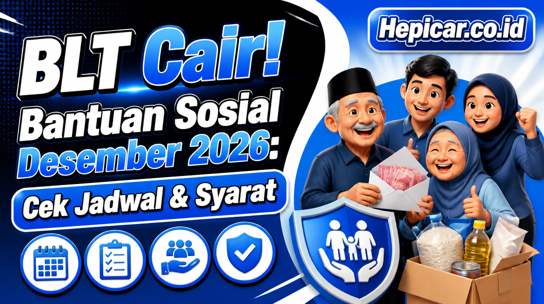 BLT Cair! Bantuan Sosial Desember 2026: Cek Jadwal & Syarat