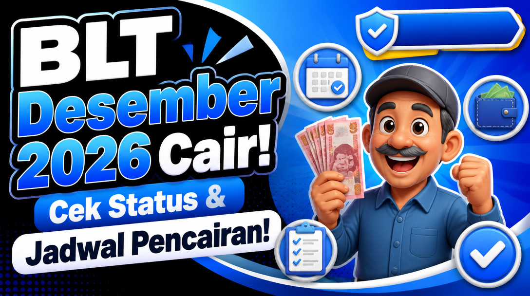 BLT Desember 2026 Cair! Cek Status & Jadwal Pencairan!