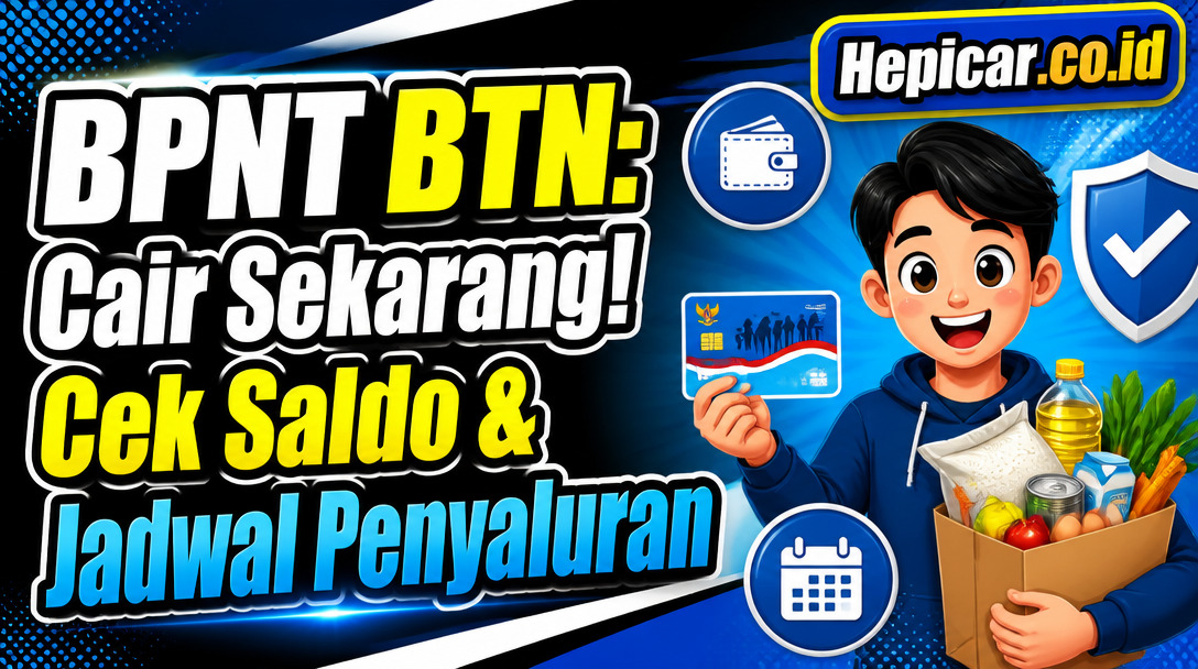BPNT BTN: Cair Sekarang! Cek Saldo & Jadwal Penyaluran
