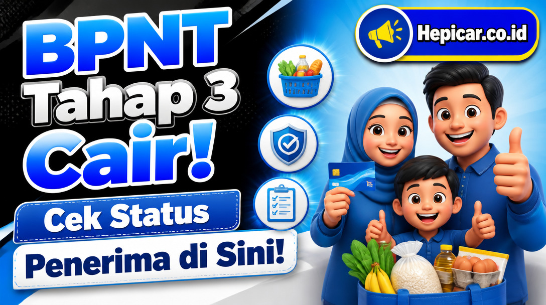 BPNT Tahap 3 Cair! Cek Status Penerima di Sini!