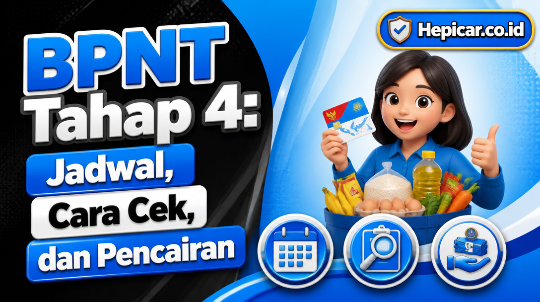 BPNT Tahap 4: Jadwal, Cara Cek, dan Pencairan