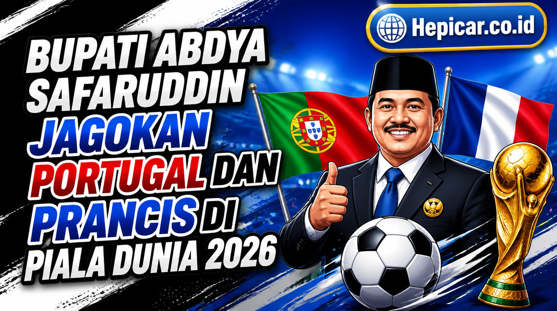 Bupati Abdya Safaruddin Jagokan Portugal dan Prancis di Piala Dunia 2026