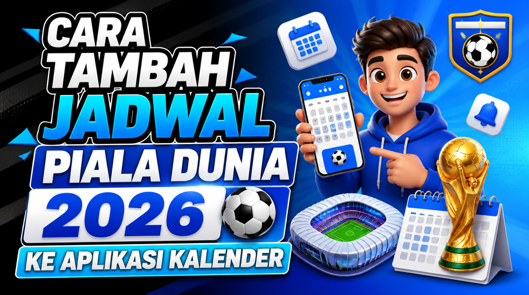 Cara Tambah Jadwal Piala Dunia 2026 ke Aplikasi Kalender