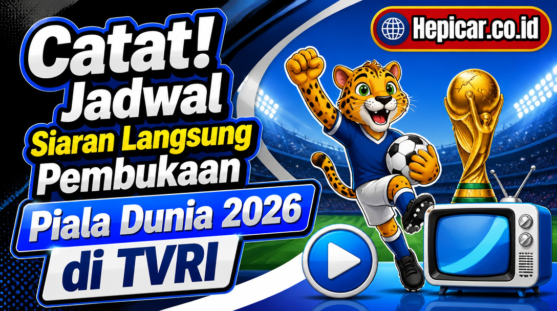 Catat! Jadwal Siaran Langsung Pembukaan Piala Dunia 2026 di TVRI