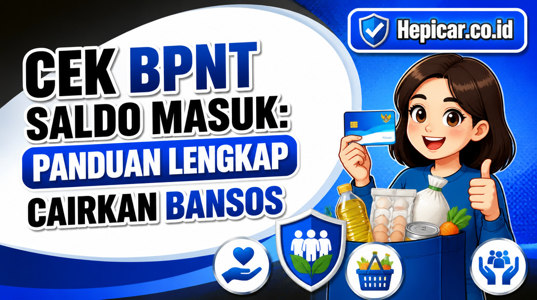 Cek BPNT Saldo Masuk: Panduan Lengkap Cairkan Bansos