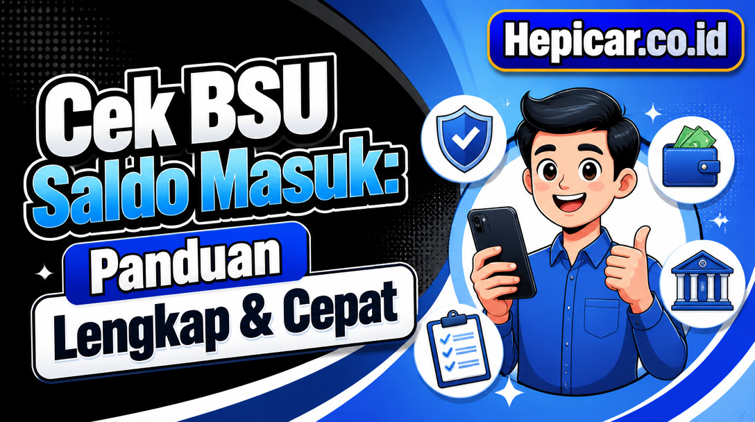 Cek BSU Saldo Masuk: Panduan Lengkap & Cepat