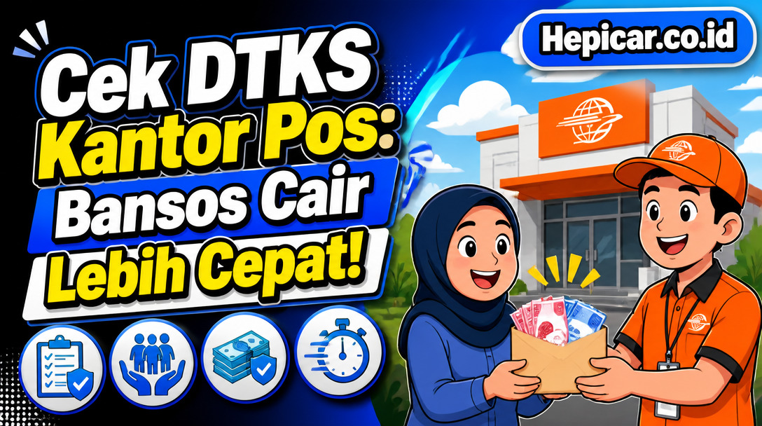 Cek DTKS Kantor Pos: Bansos Cair Lebih Cepat!