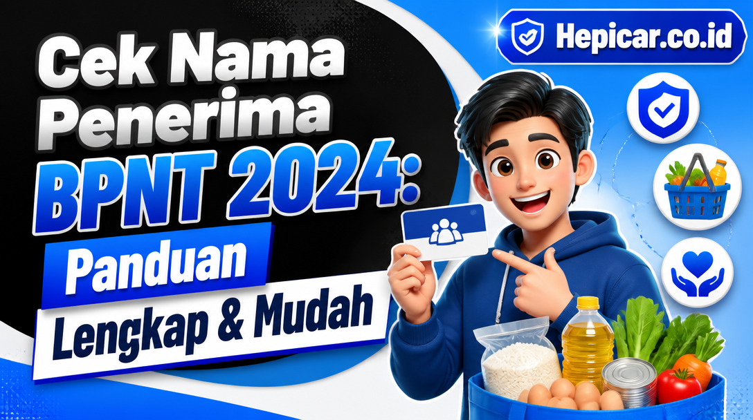 Cek Nama Penerima BPNT 2024: Panduan Lengkap & Mudah