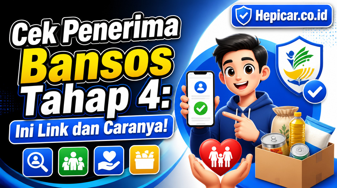 Cek Penerima Bansos Tahap 4: Ini Link dan Caranya!