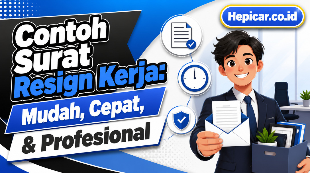 Contoh Surat Resign Kerja: Mudah, Cepat, & Profesional