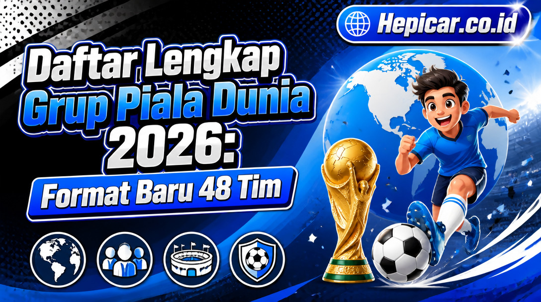 Daftar Lengkap Grup Piala Dunia 2026: Format Baru 48 Tim