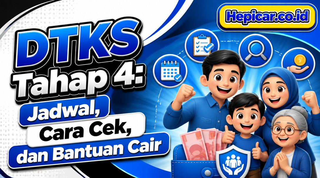 DTKS Tahap 4: Jadwal, Cara Cek, dan Bantuan Cair