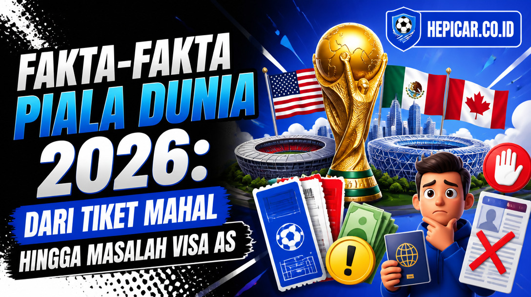 Fakta-Fakta Piala Dunia 2026: dari Tiket Mahal hingga Masalah Visa AS