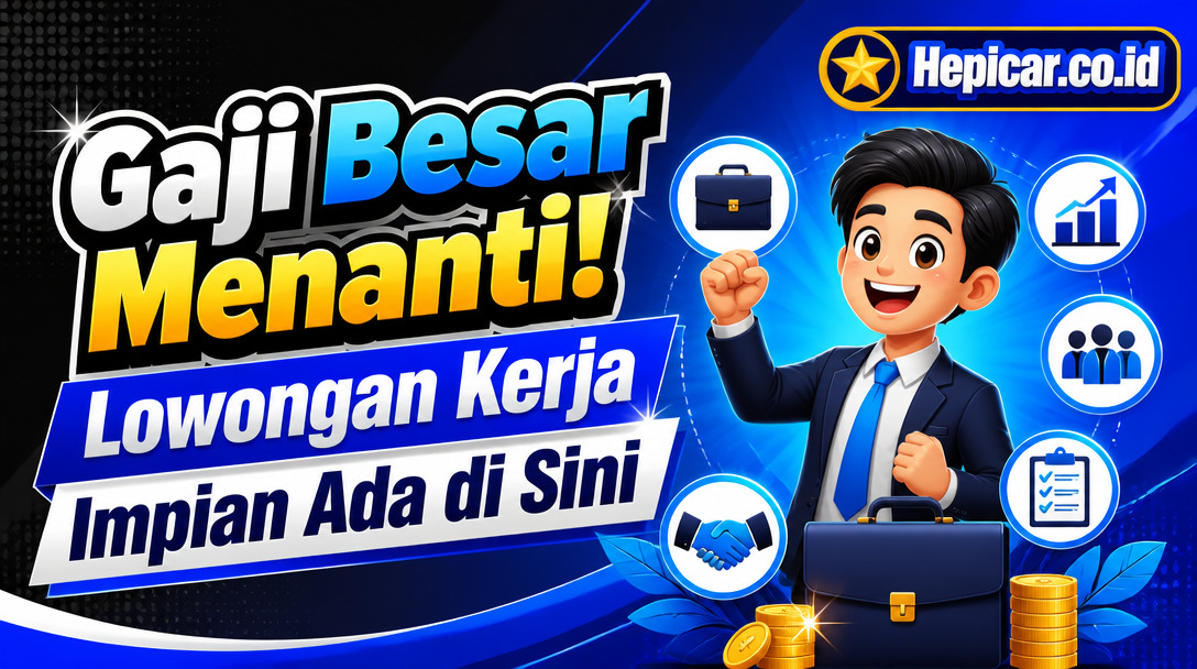 Gaji Besar Menanti! Lowongan Kerja Impian Ada di Sini