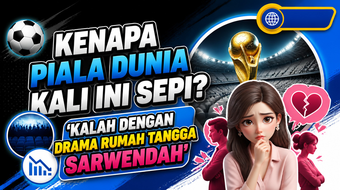 Kenapa Piala Dunia Kali ini Sepi? 'Kalah dengan Drama Rumah Tangga Sarwendah'