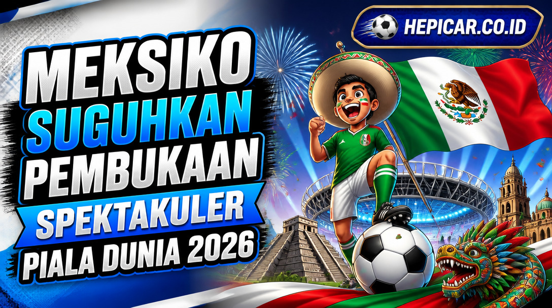 Meksiko Suguhkan Pembukaan Spektakuler Piala Dunia 2026