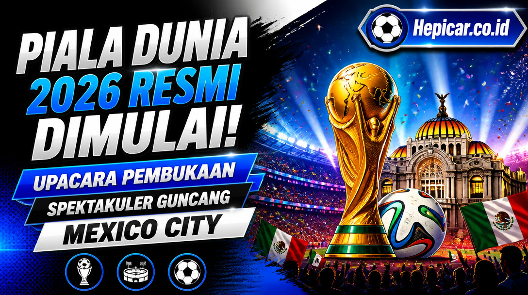 Piala Dunia 2026 Resmi Dimulai! Upacara Pembukaan Spektakuler Guncang Mexico City