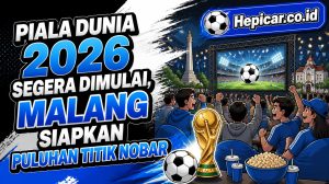 Piala Dunia 2026 Segera Dimulai, Malang Siapkan Puluhan Titik Nobar