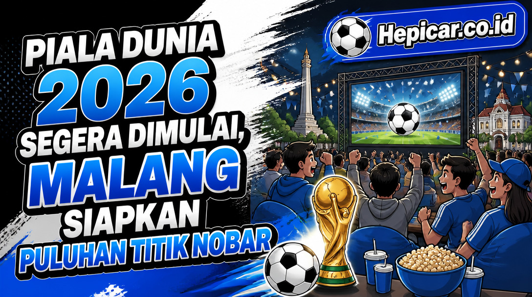 Piala Dunia 2026 Segera Dimulai, Malang Siapkan Puluhan Titik Nobar