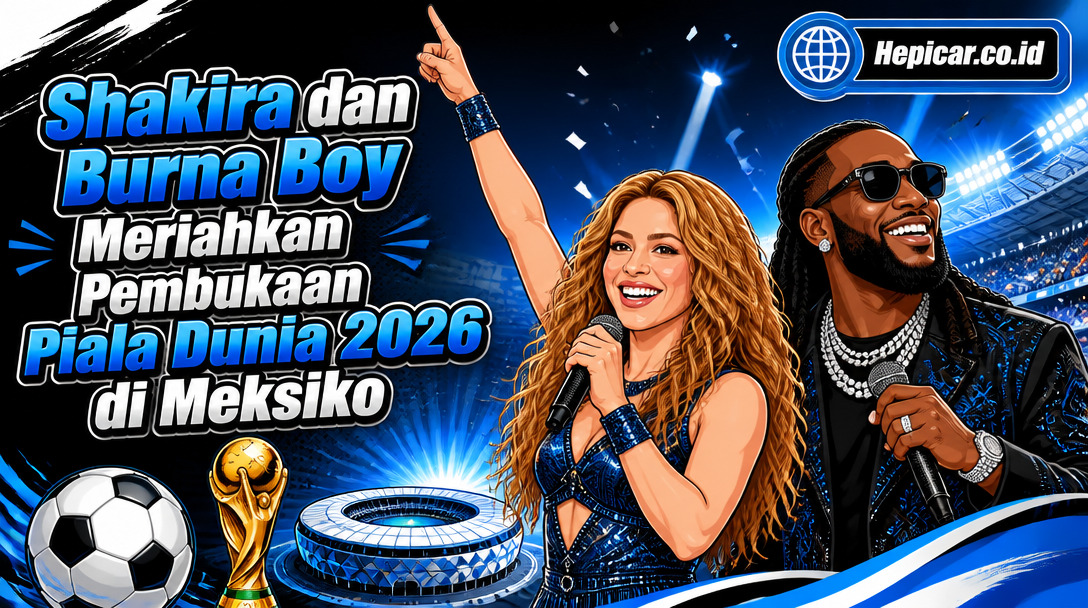Shakira dan Burna Boy Meriahkan Pembukaan Piala Dunia 2026 di Meksiko