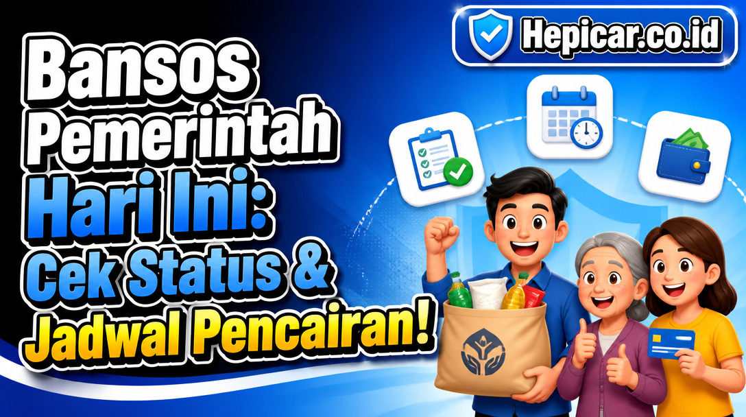 Bansos Pemerintah Hari Ini: Cek Status & Jadwal Pencairan!