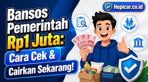 Bansos Pemerintah Rp1 Juta: Cara Cek & Cairkan Sekarang!