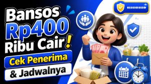 Bansos Rp400 Ribu Cair! Cek Penerima & Jadwalnya