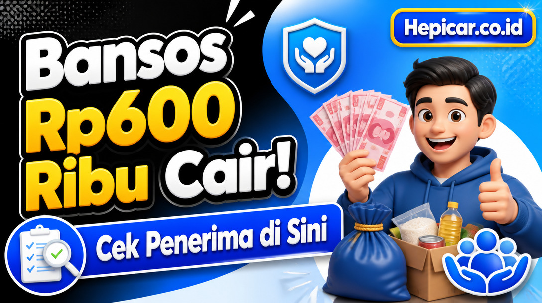 Bansos Rp600 Ribu Cair! Cek Penerima di Sini